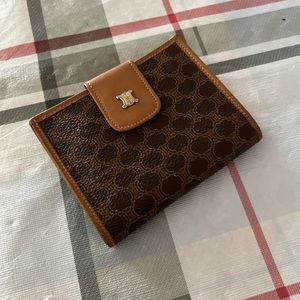 Celine short wallet brown/tan